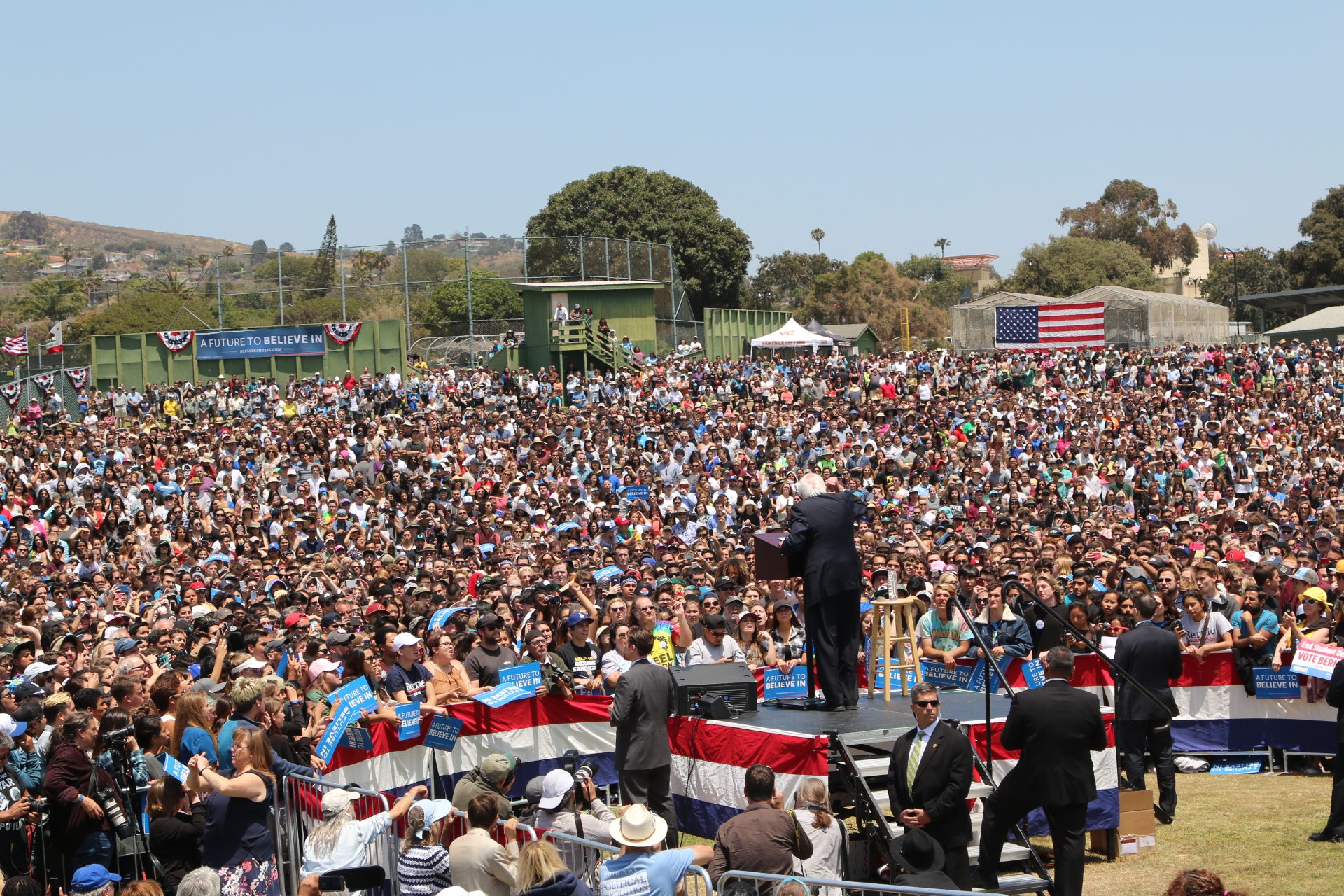 Feeling the Bern in Ventura, California