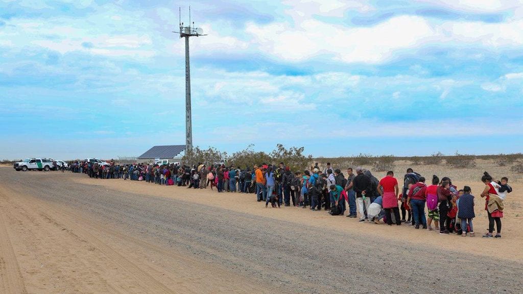 100s of Central Americans arrested for tunneling under border barrier