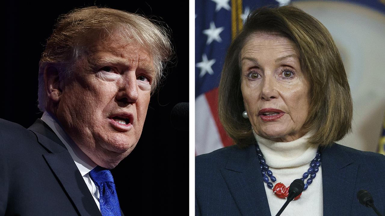 Trump challenges Pelosi on why she wants to keep border walls she calls 'immoral'