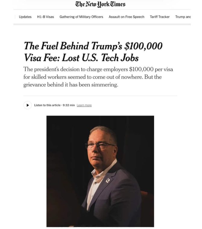 Founder of U.S. Tech Workers Interviewed